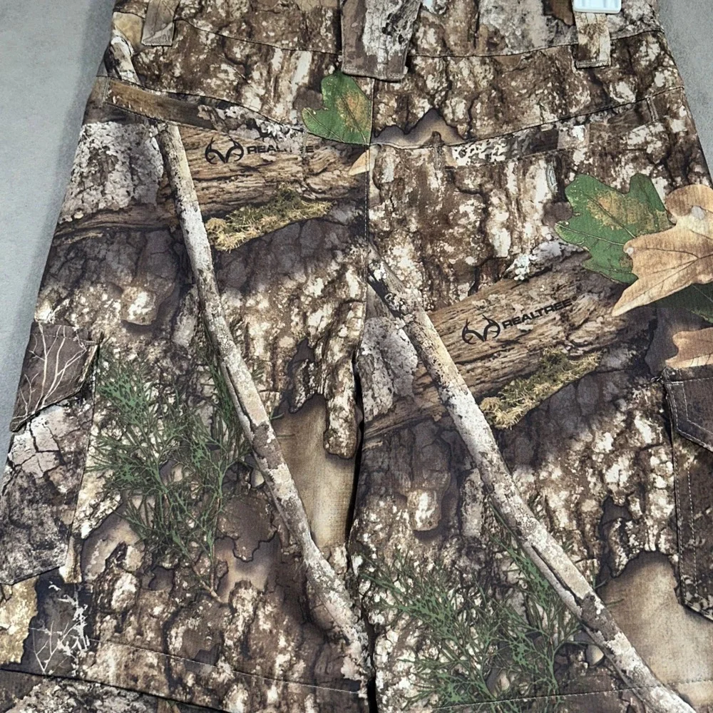 Magellan Outdoors Convertible Cargo Pants Kids Medium Brown Realtree APX Excell